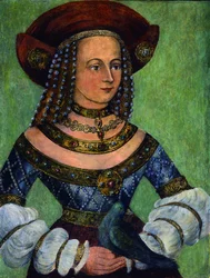 Portrét Jadwigy Jagellonské.